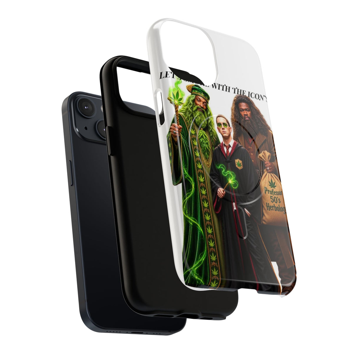 Phone Case — "Let's Smoke With The Icons" Wizard & Herbology Design