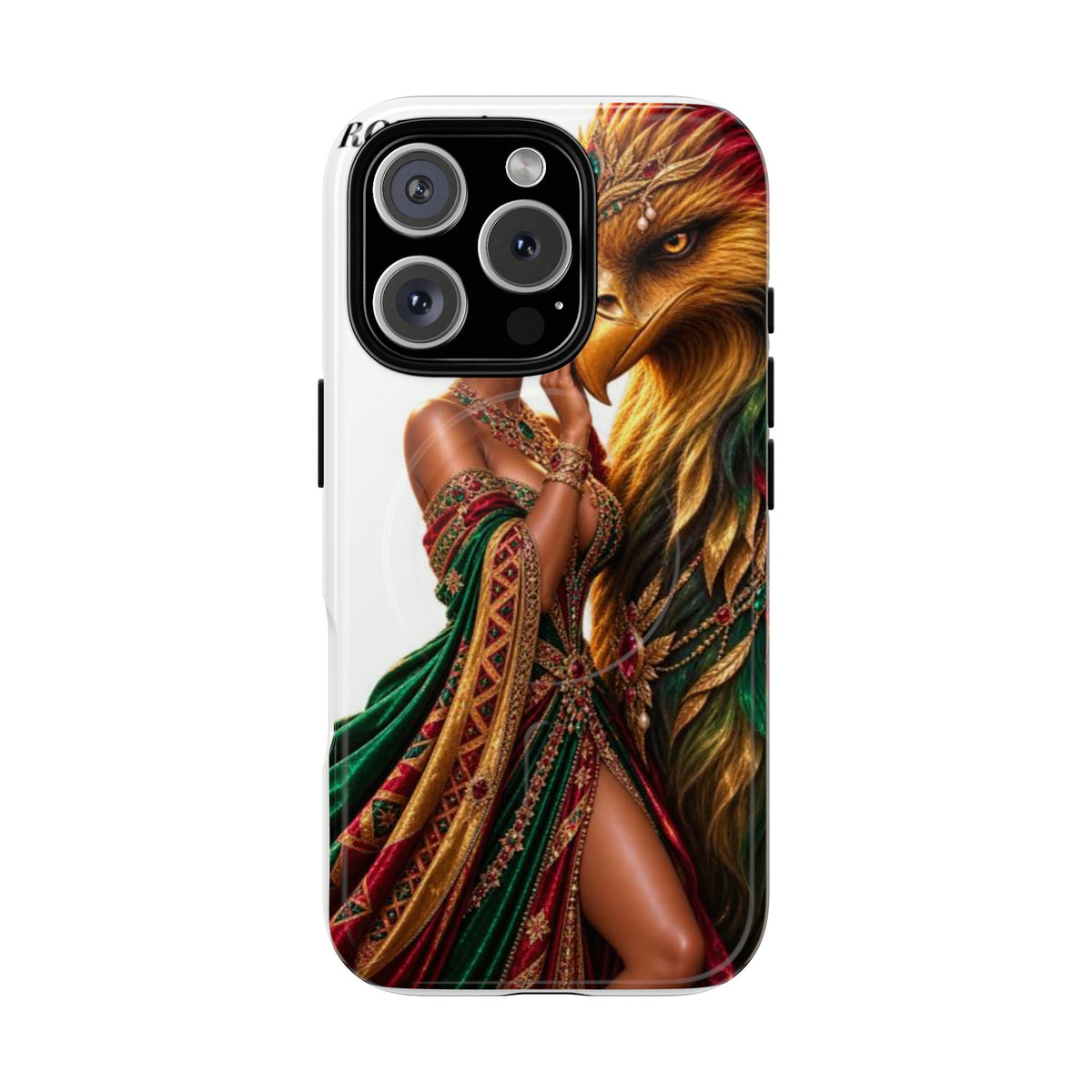 Royalty Phone Case — African Queen & Gryphon Art Tough Magnetic Case