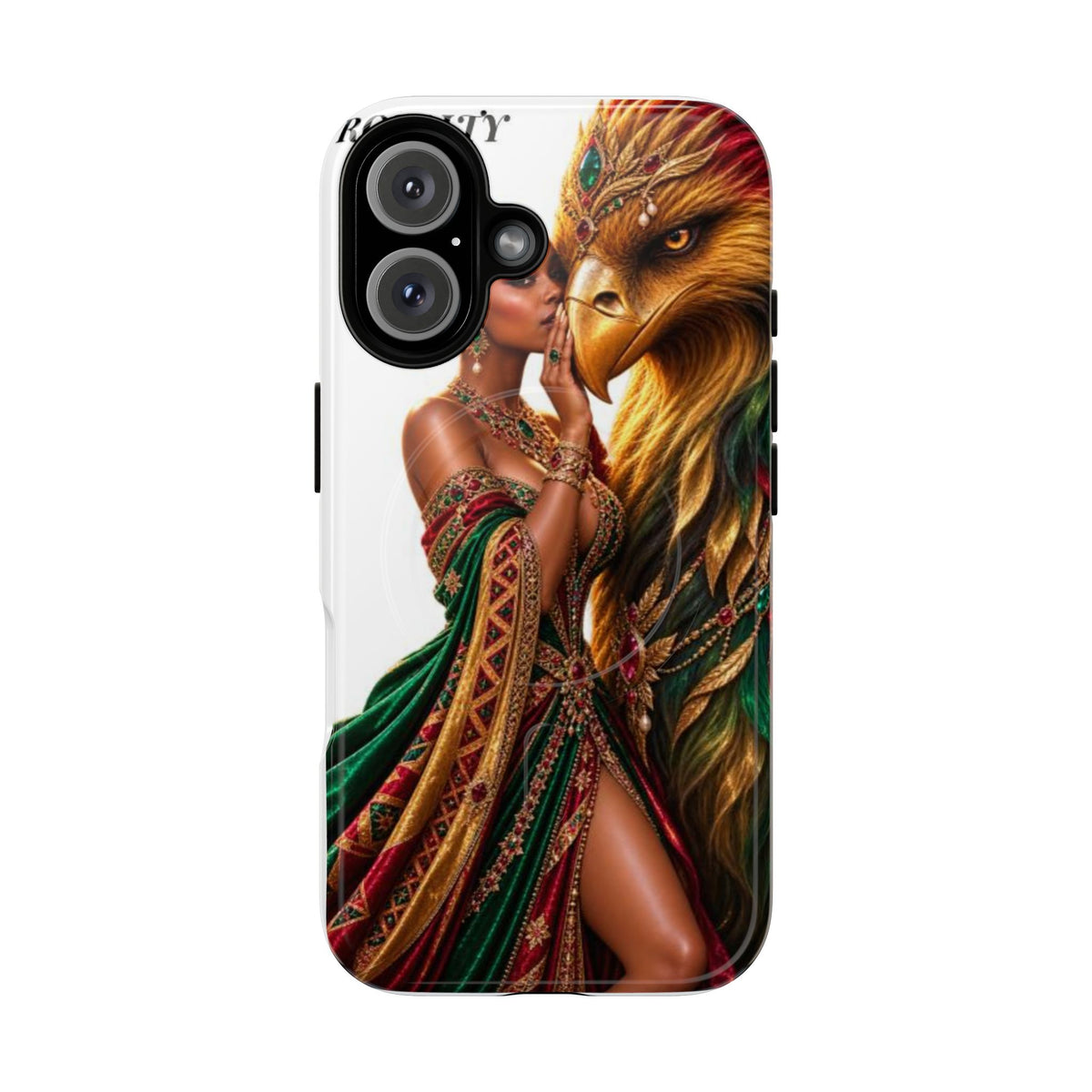 Royalty Phone Case — African Queen & Gryphon Art Tough Magnetic Case