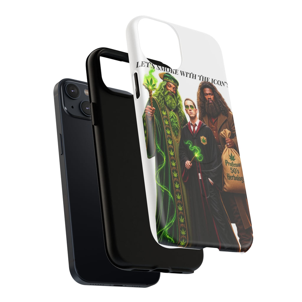 Phone Case — "Let's Smoke With The Icons" Wizard & Herbology Design