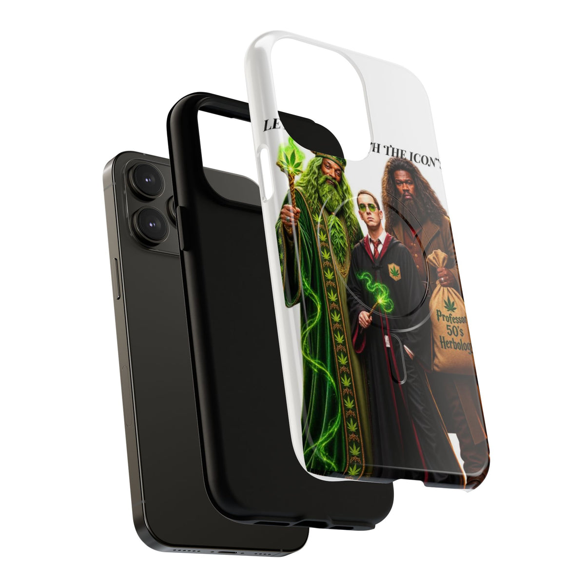 Phone Case — "Let's Smoke With The Icons" Wizard & Herbology Design