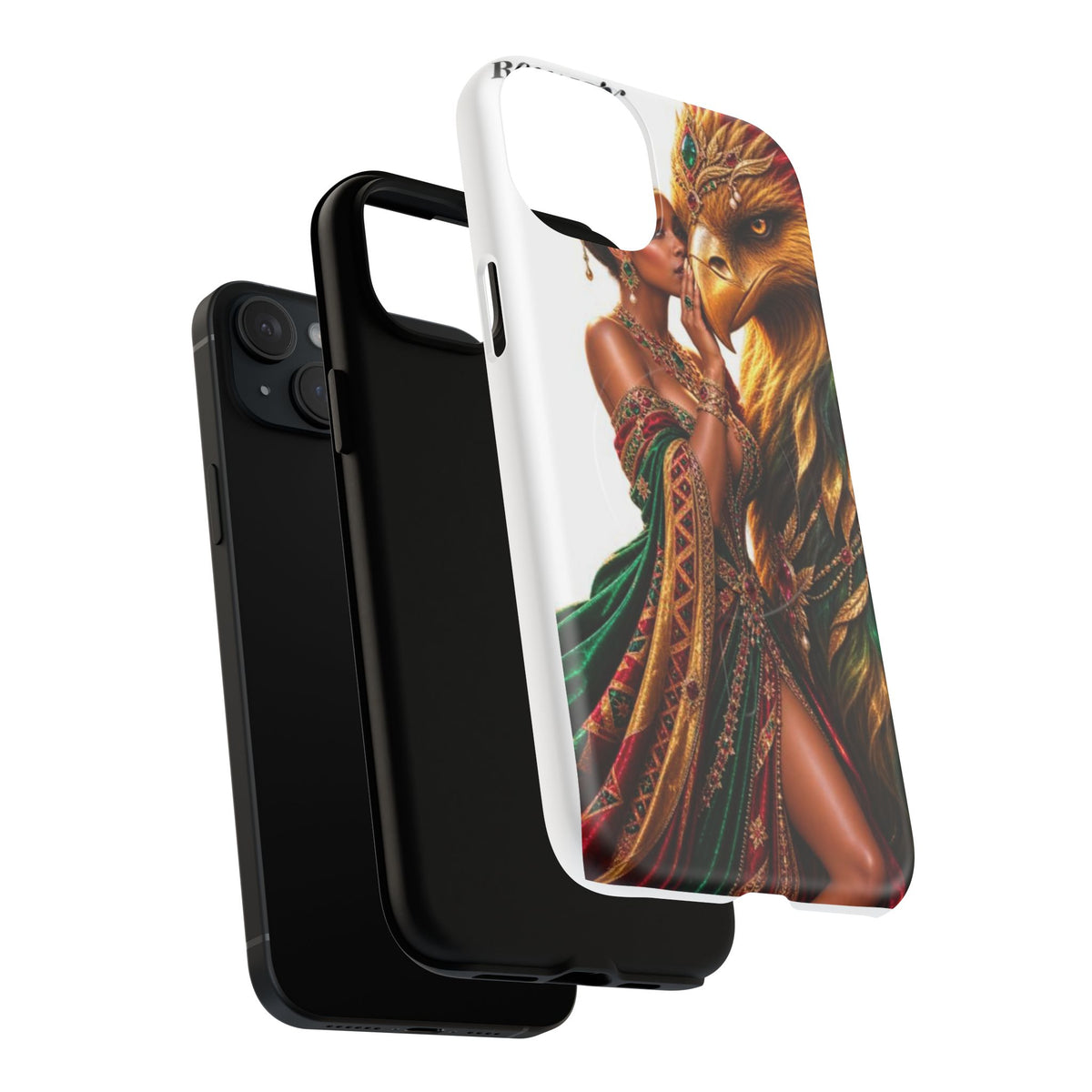 Royalty Phone Case — African Queen & Gryphon Art Tough Magnetic Case