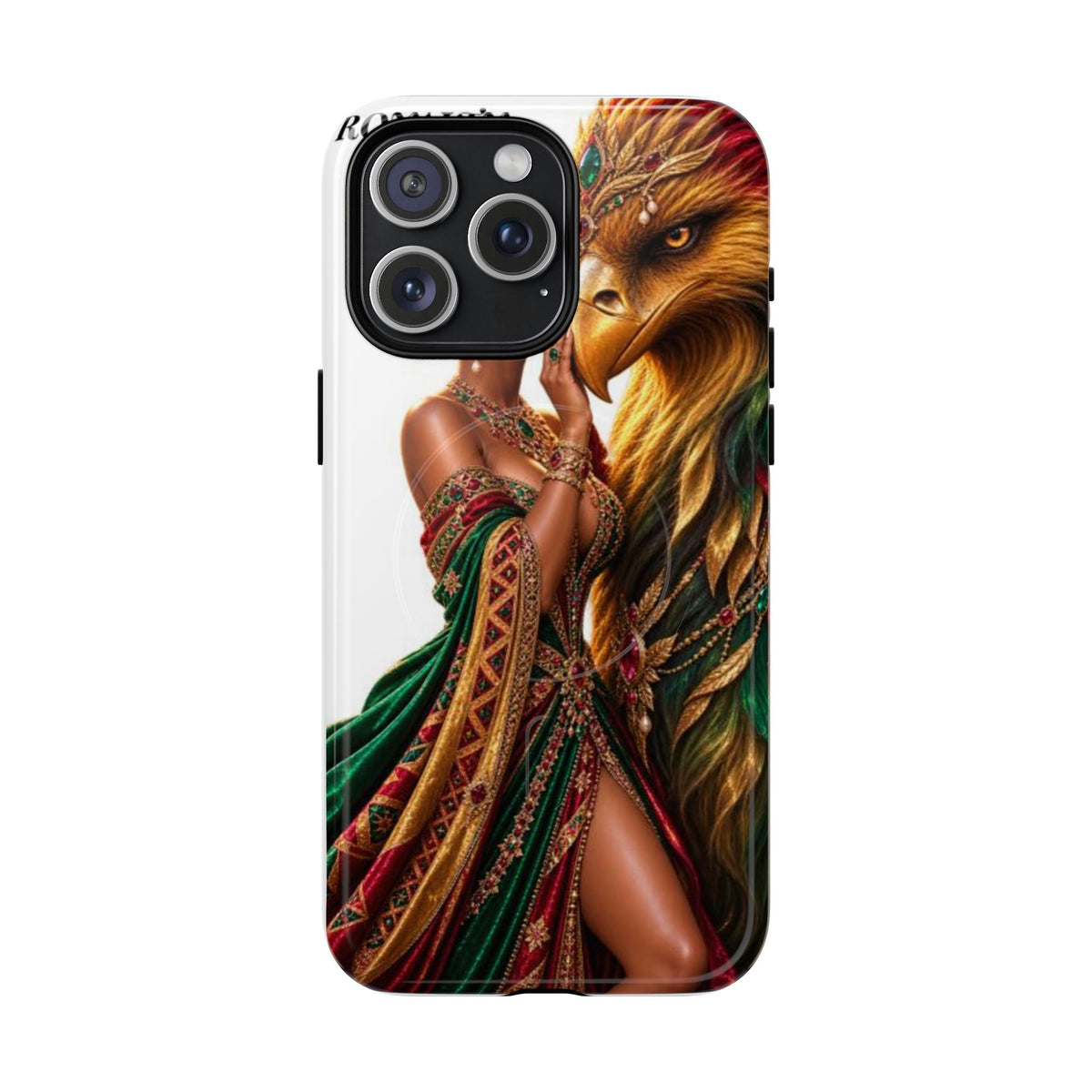 Royalty Phone Case — African Queen & Gryphon Art Tough Magnetic Case