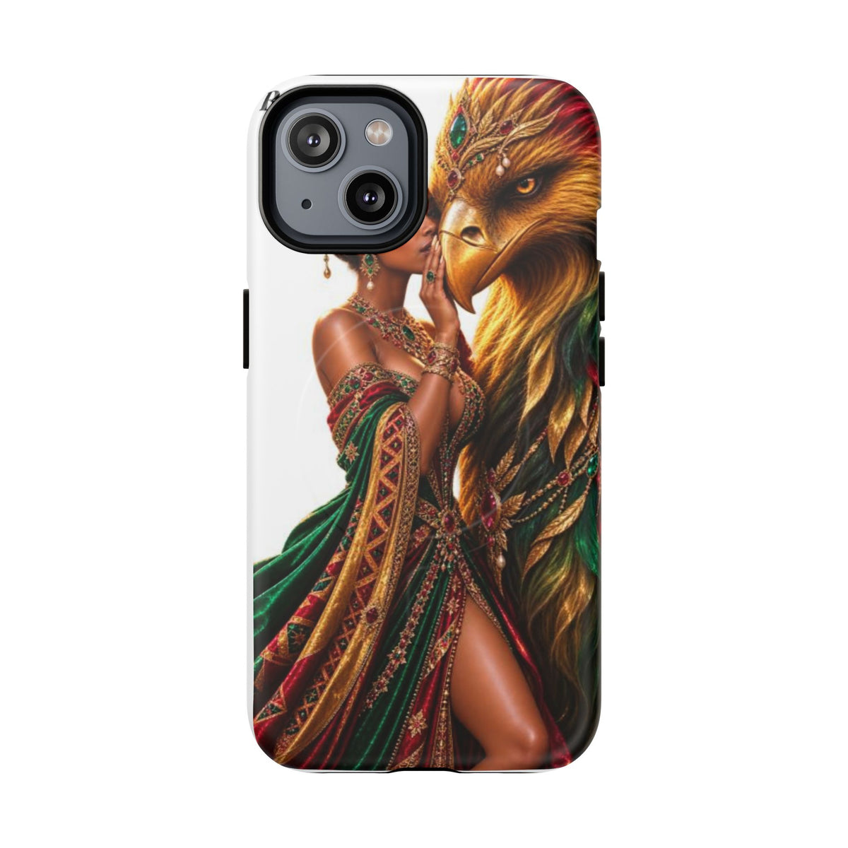 Royalty Phone Case — African Queen & Gryphon Art Tough Magnetic Case