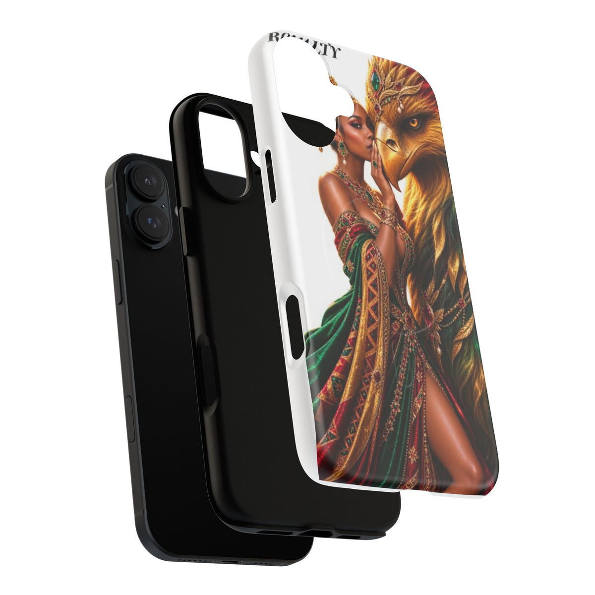 Royalty Phone Case — African Queen & Gryphon Art Tough Magnetic Case