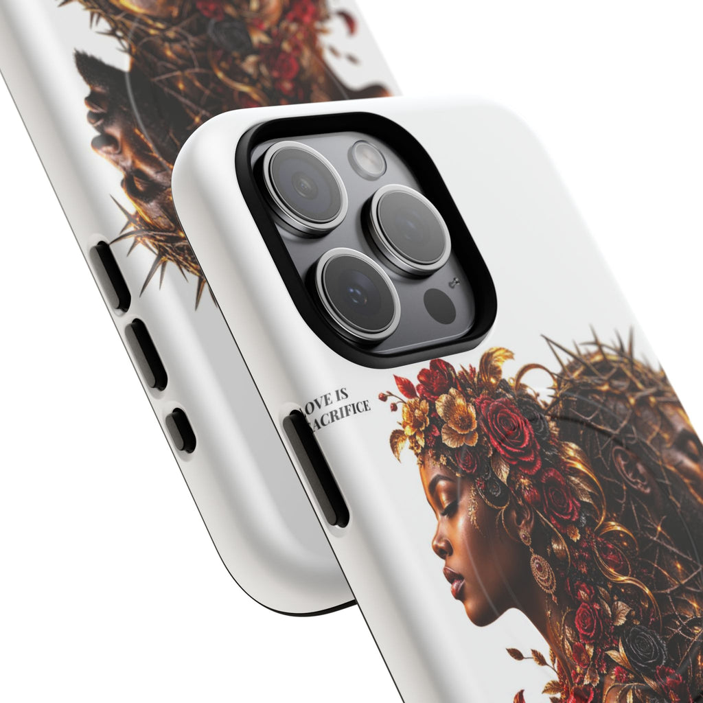 Phone Case — "Love Is Patient" Dual Portrait Magnetic Tough Case