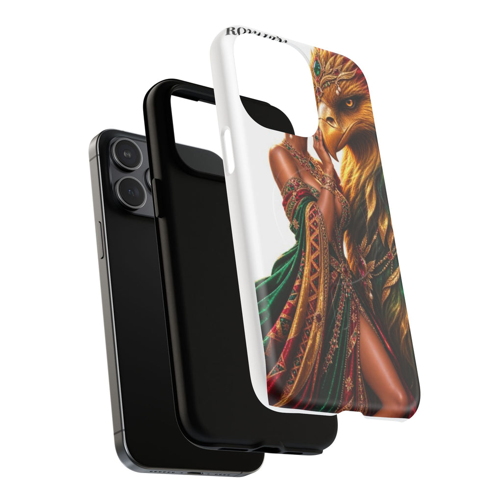 Royalty Phone Case — African Queen & Gryphon Art Tough Magnetic Case
