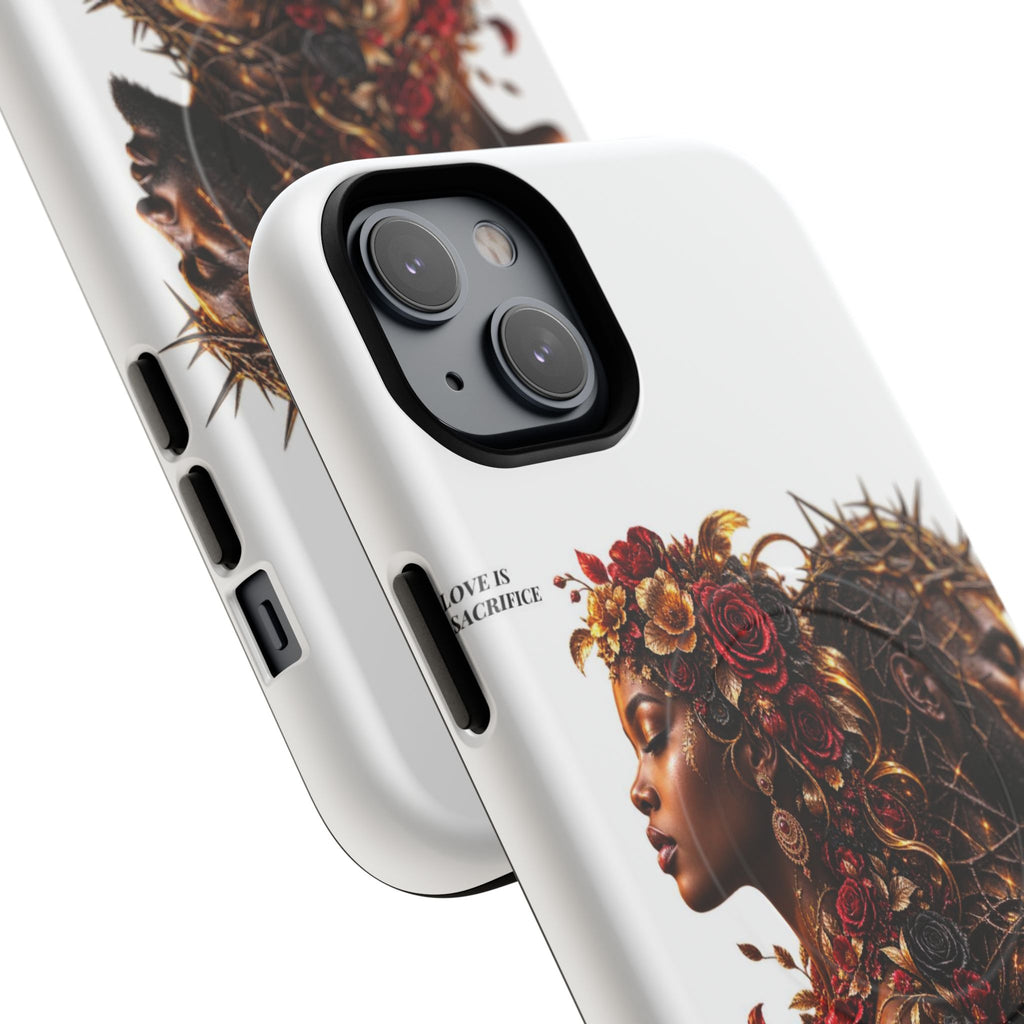 Phone Case — "Love Is Patient" Dual Portrait Magnetic Tough Case