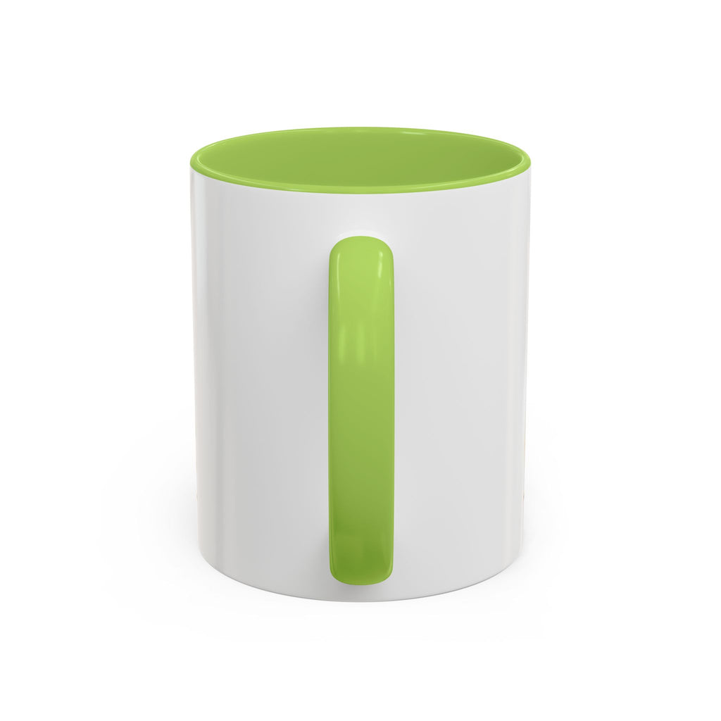 Branded Accent Coffee Mug — Elegant Mountain Logo 11/15oz