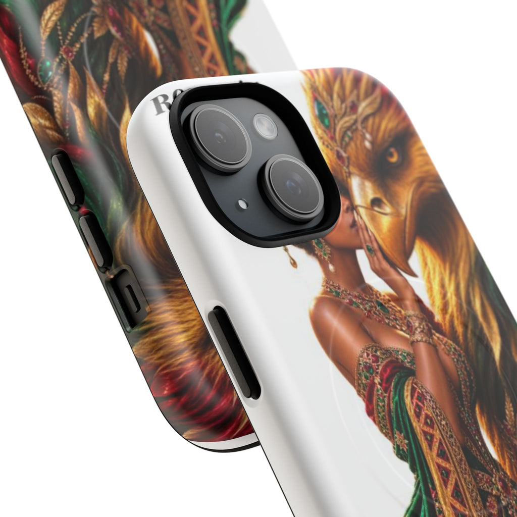 Royalty Phone Case — African Queen & Gryphon Art Tough Magnetic Case