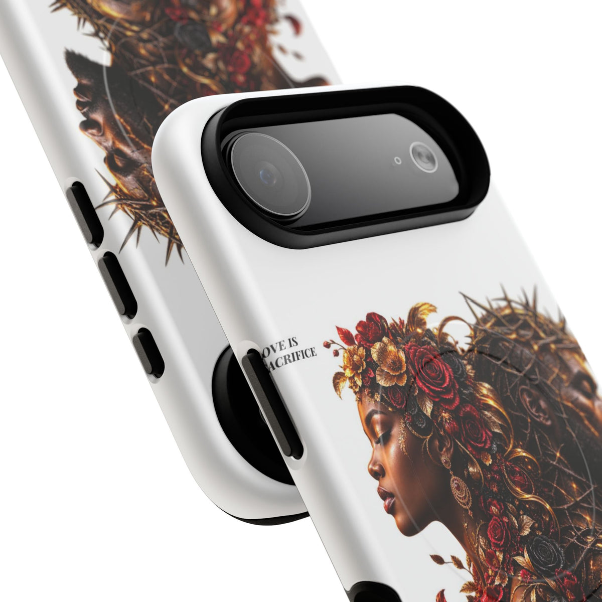 Phone Case — "Love Is Patient" Dual Portrait Magnetic Tough Case
