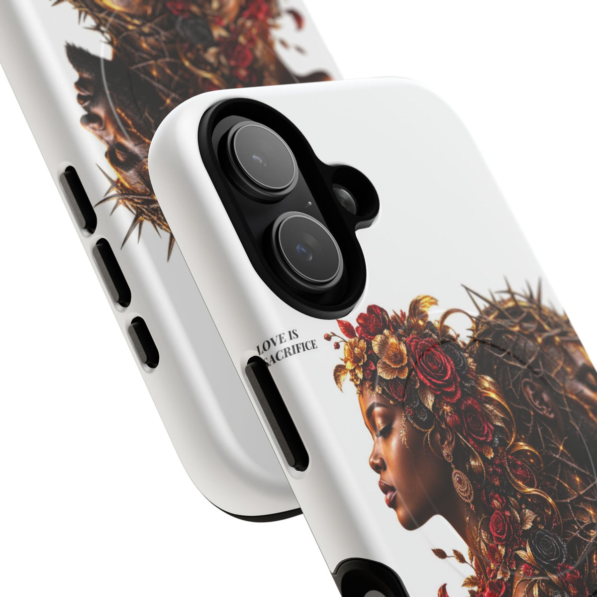 Phone Case — "Love Is Patient" Dual Portrait Magnetic Tough Case