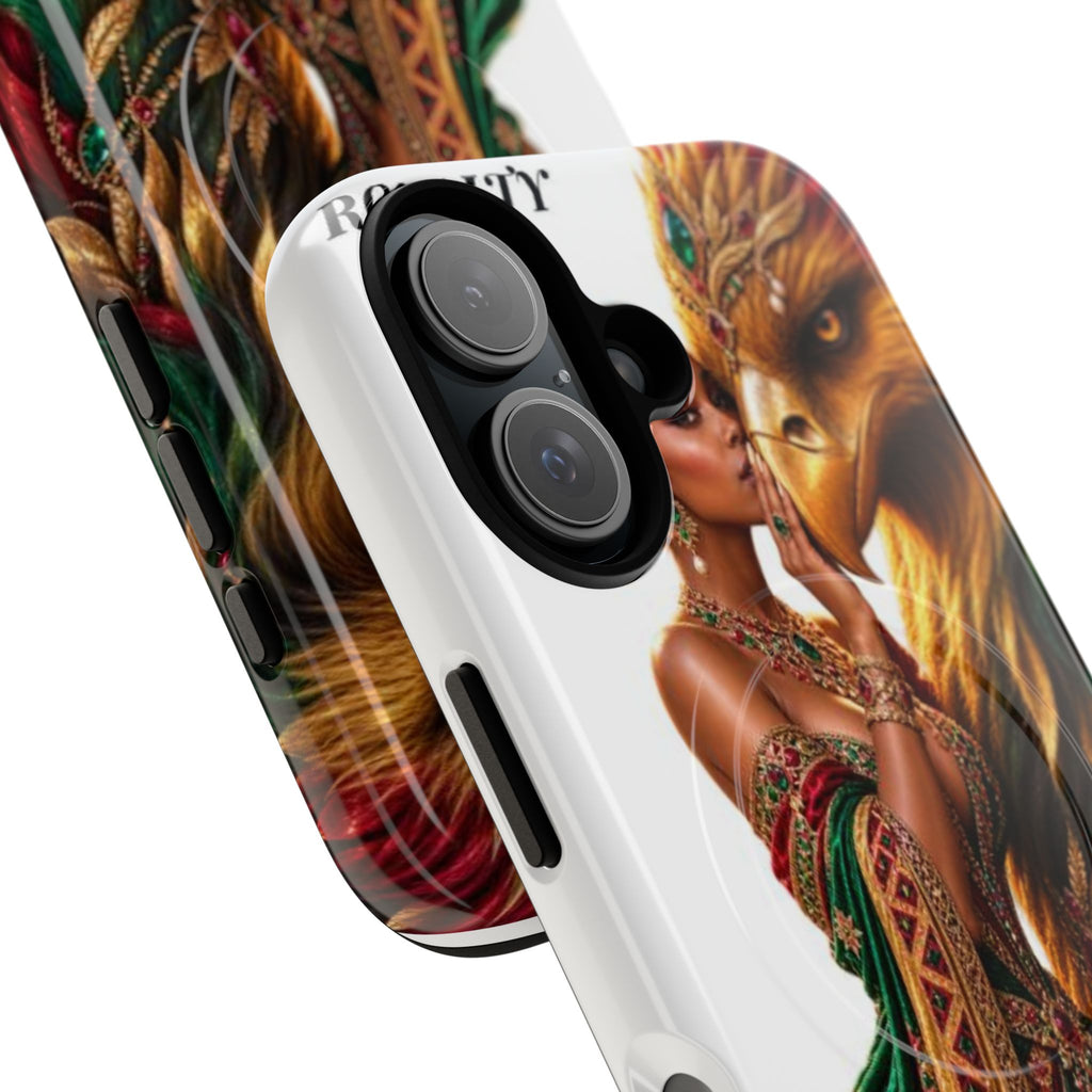 Royalty Phone Case — African Queen & Gryphon Art Tough Magnetic Case