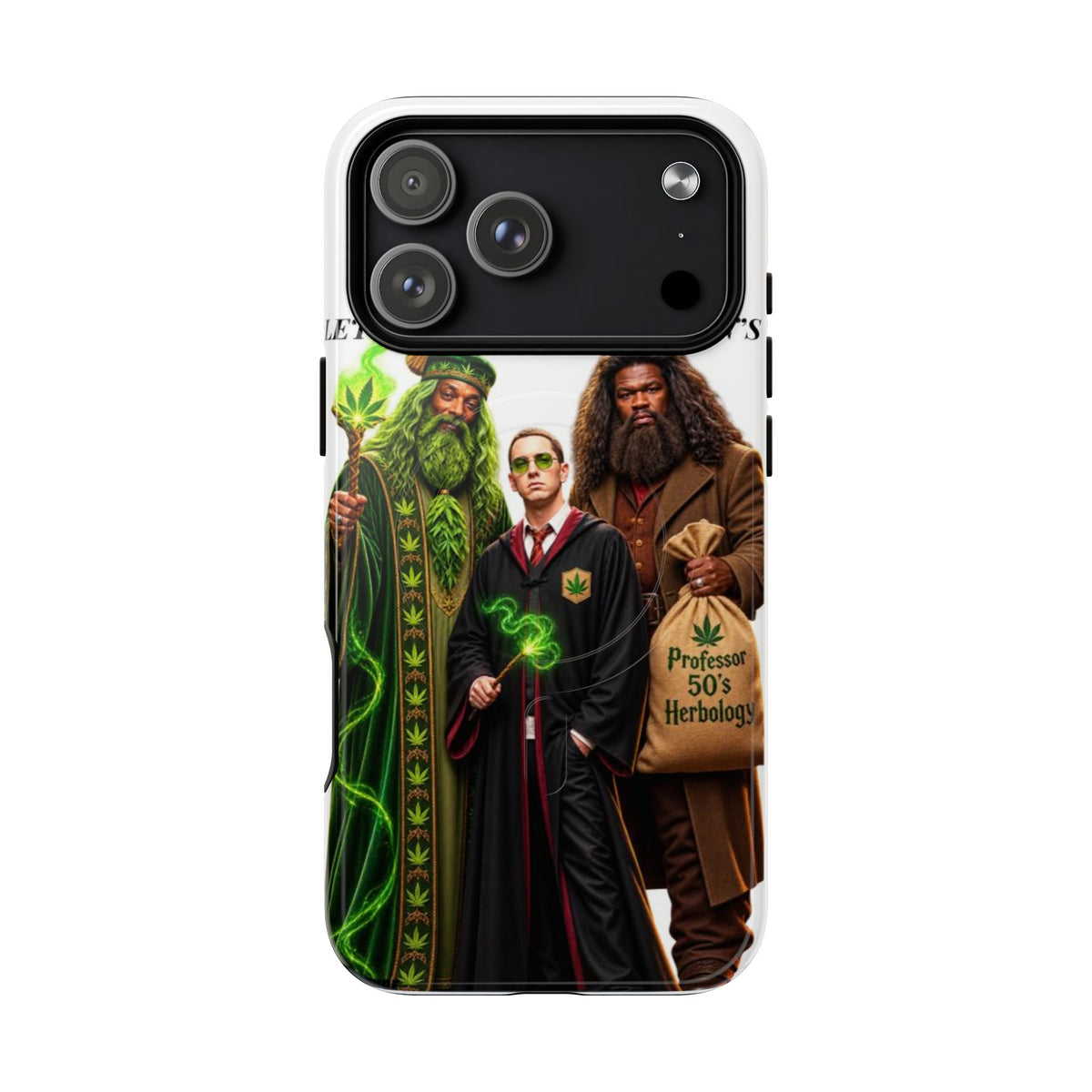 Phone Case — "Let's Smoke With The Icons" Wizard & Herbology Design