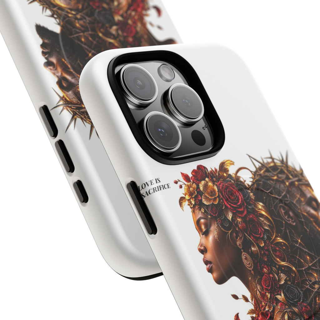 Phone Case — "Love Is Patient" Dual Portrait Magnetic Tough Case
