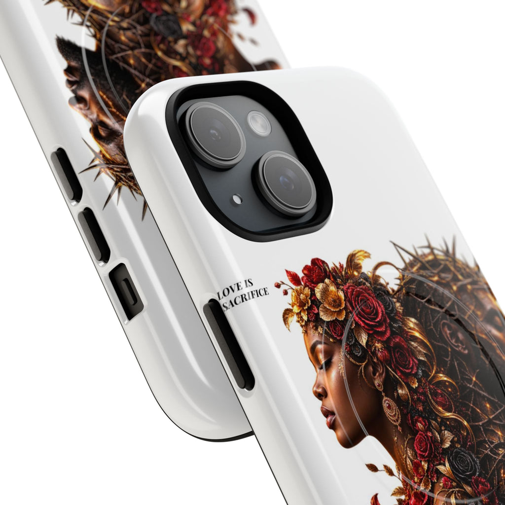 Phone Case — "Love Is Patient" Dual Portrait Magnetic Tough Case