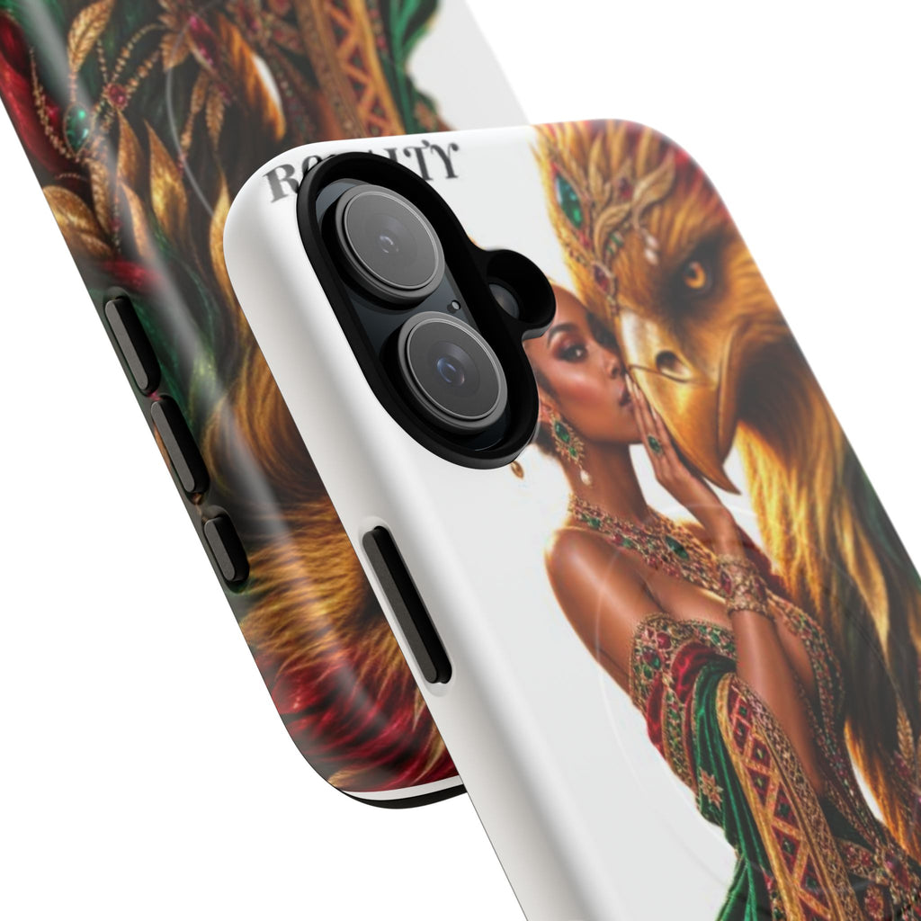 Royalty Phone Case — African Queen & Gryphon Art Tough Magnetic Case