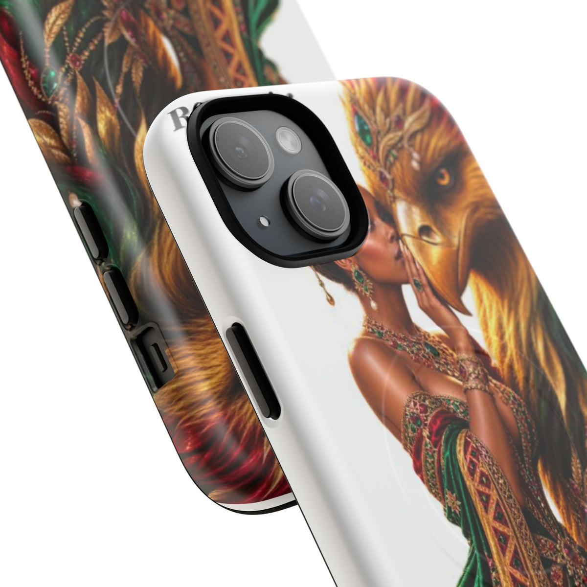 Royalty Phone Case — African Queen & Gryphon Art Tough Magnetic Case