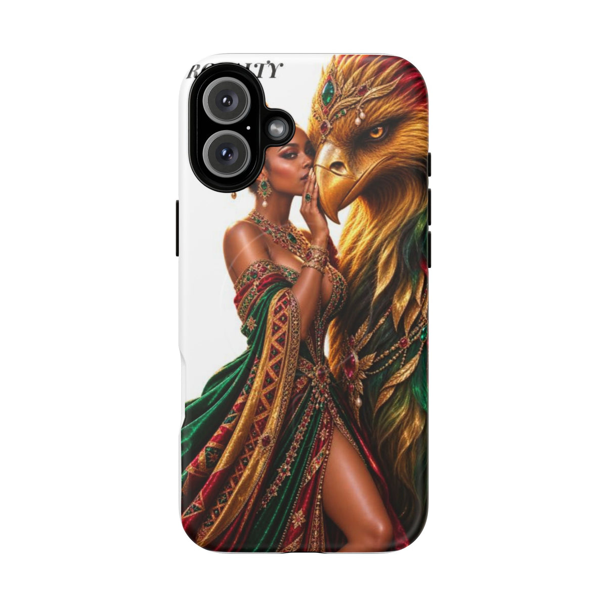 Royalty Phone Case — African Queen & Gryphon Art Tough Magnetic Case