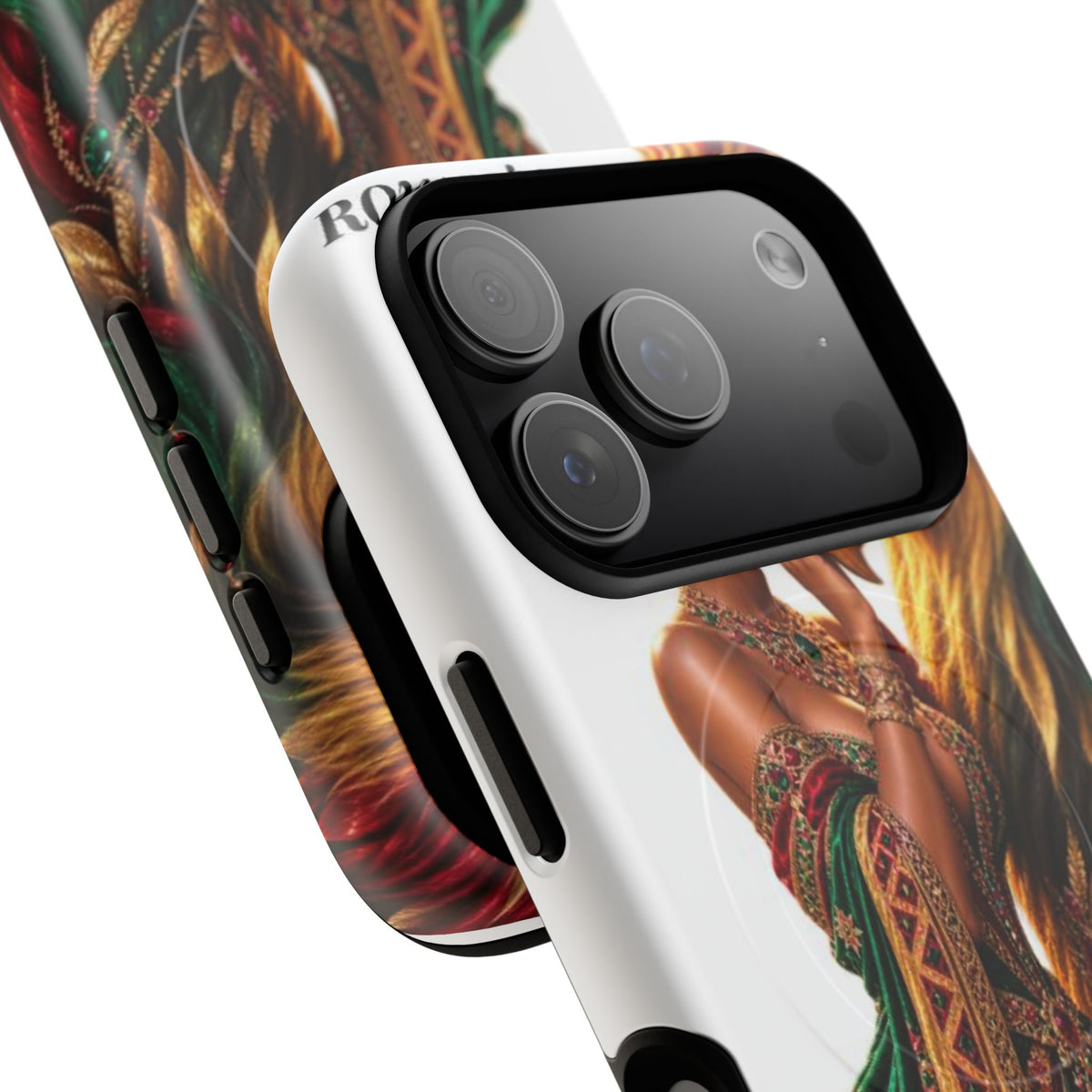 Royalty Phone Case — African Queen & Gryphon Art Tough Magnetic Case