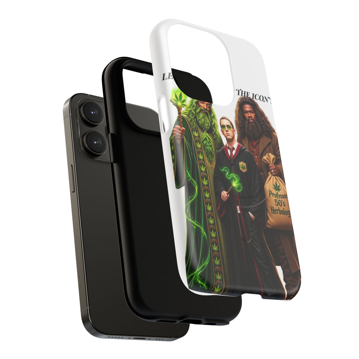 Phone Case — "Let's Smoke With The Icons" Wizard & Herbology Design