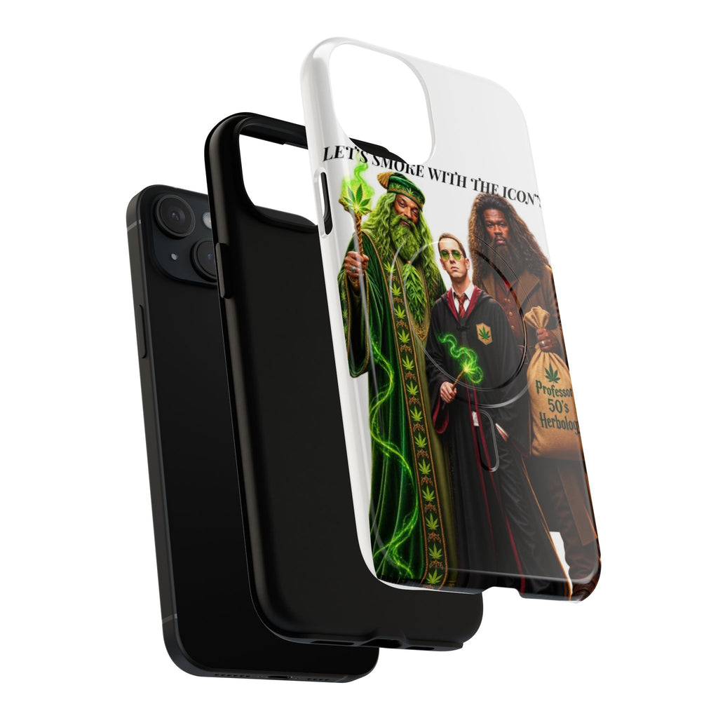 Phone Case — "Let's Smoke With The Icons" Wizard & Herbology Design
