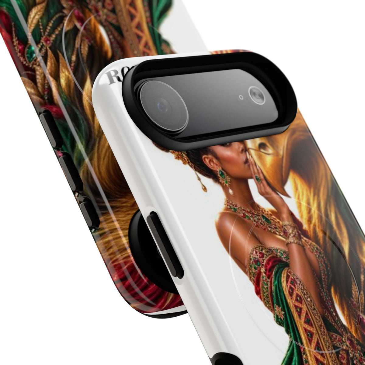 Royalty Phone Case — African Queen & Gryphon Art Tough Magnetic Case