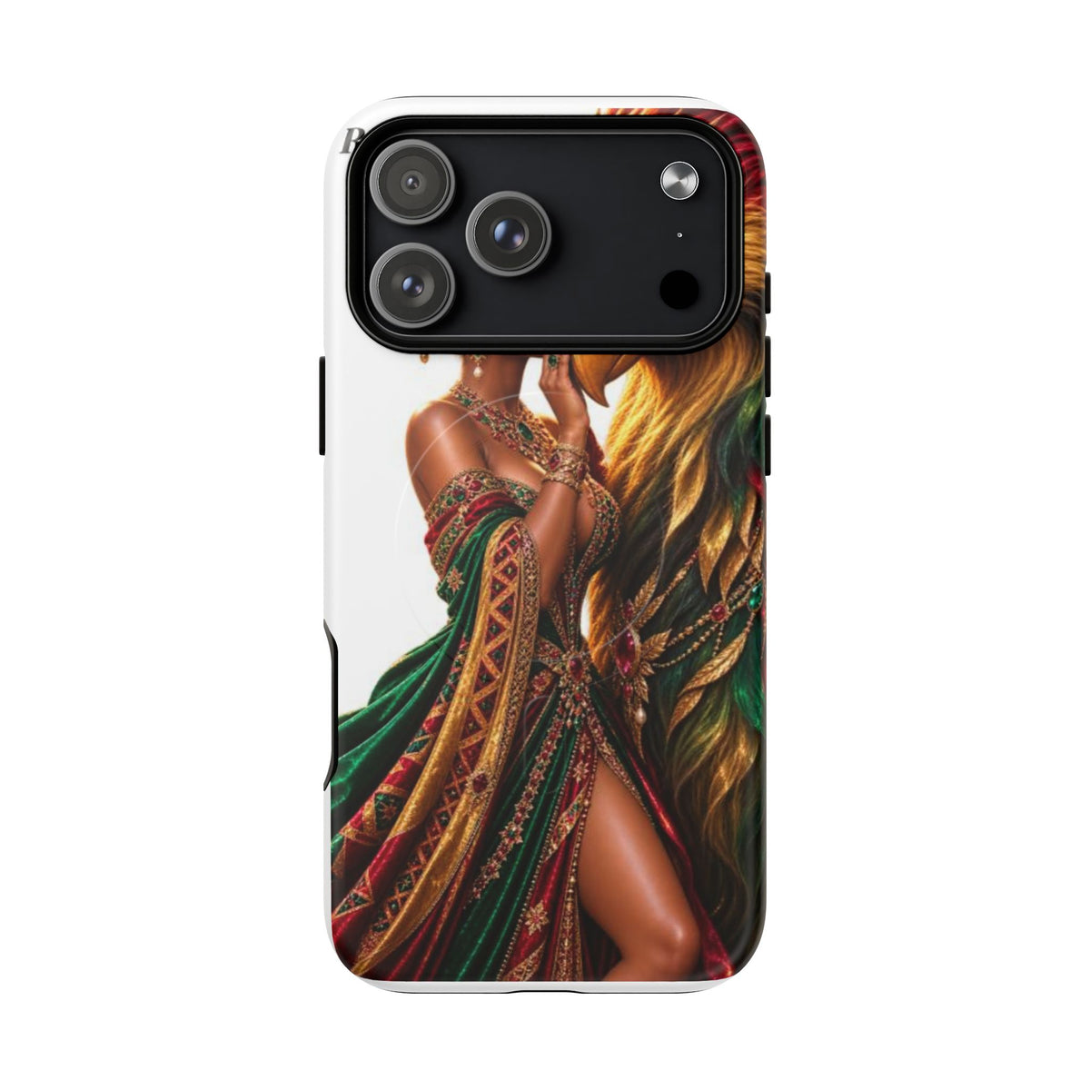 Royalty Phone Case — African Queen & Gryphon Art Tough Magnetic Case