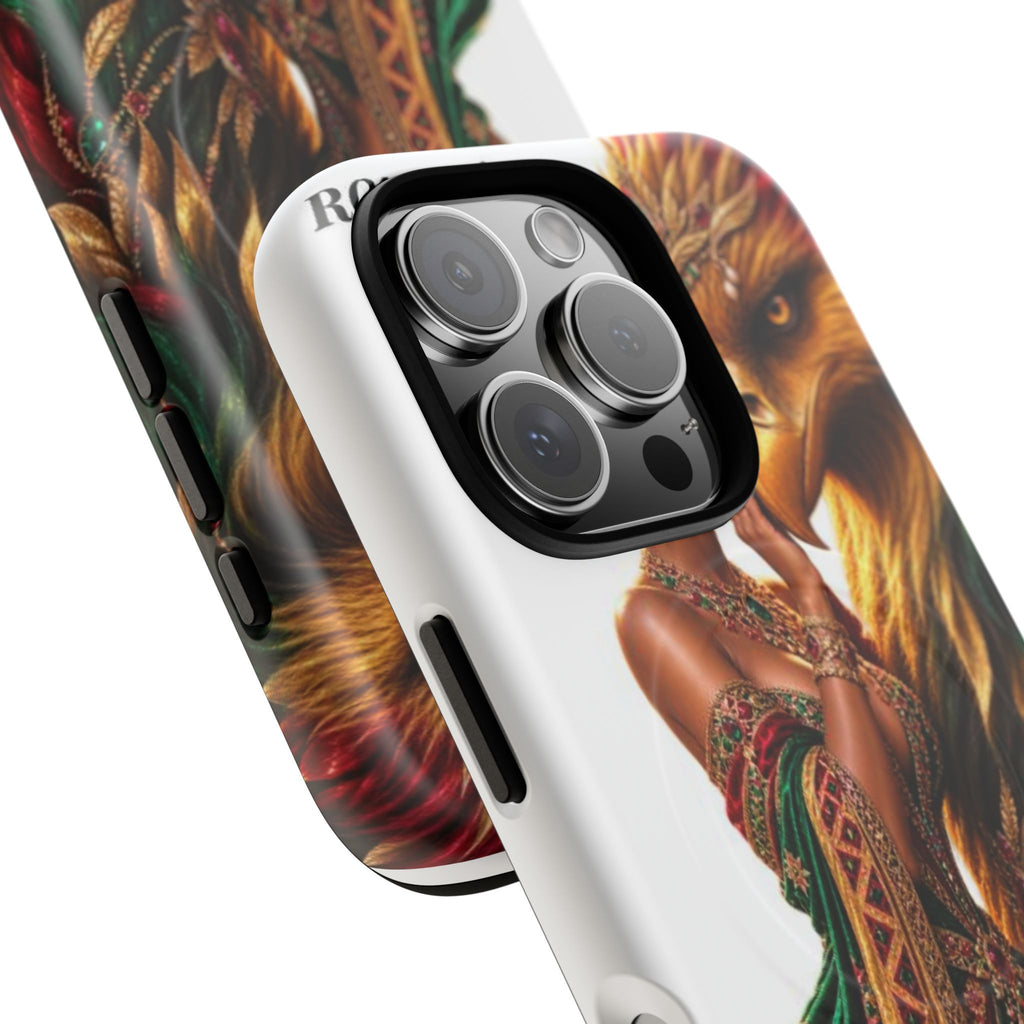Royalty Phone Case — African Queen & Gryphon Art Tough Magnetic Case