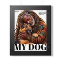 Framed Poster — 'Dog Lover’s Protect Our Animals' Portrait