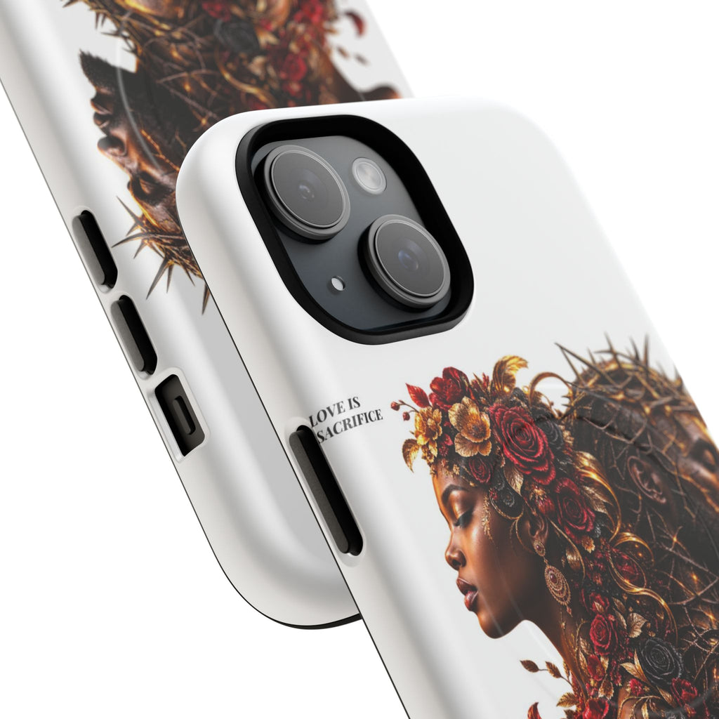 Phone Case — "Love Is Patient" Dual Portrait Magnetic Tough Case