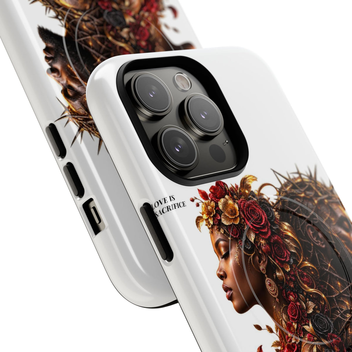 Phone Case — "Love Is Patient" Dual Portrait Magnetic Tough Case