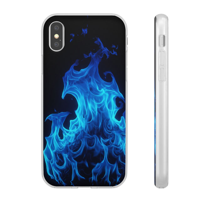 Blue Flame Flexi Phone Case — view 2