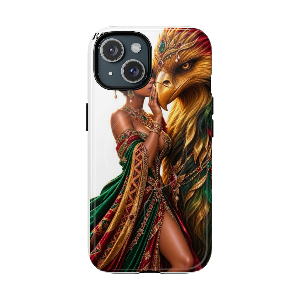 Royalty Phone Case — African Queen & Gryphon Art Tough Magnetic Case