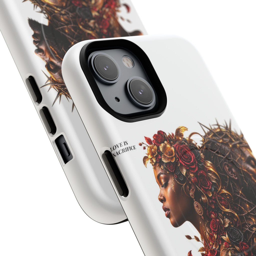 Phone Case — "Love Is Patient" Dual Portrait Magnetic Tough Case
