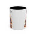 Mama & Baby Accent Coffee Mug — "Give Birth, It’s a Blessing, Young Mama"