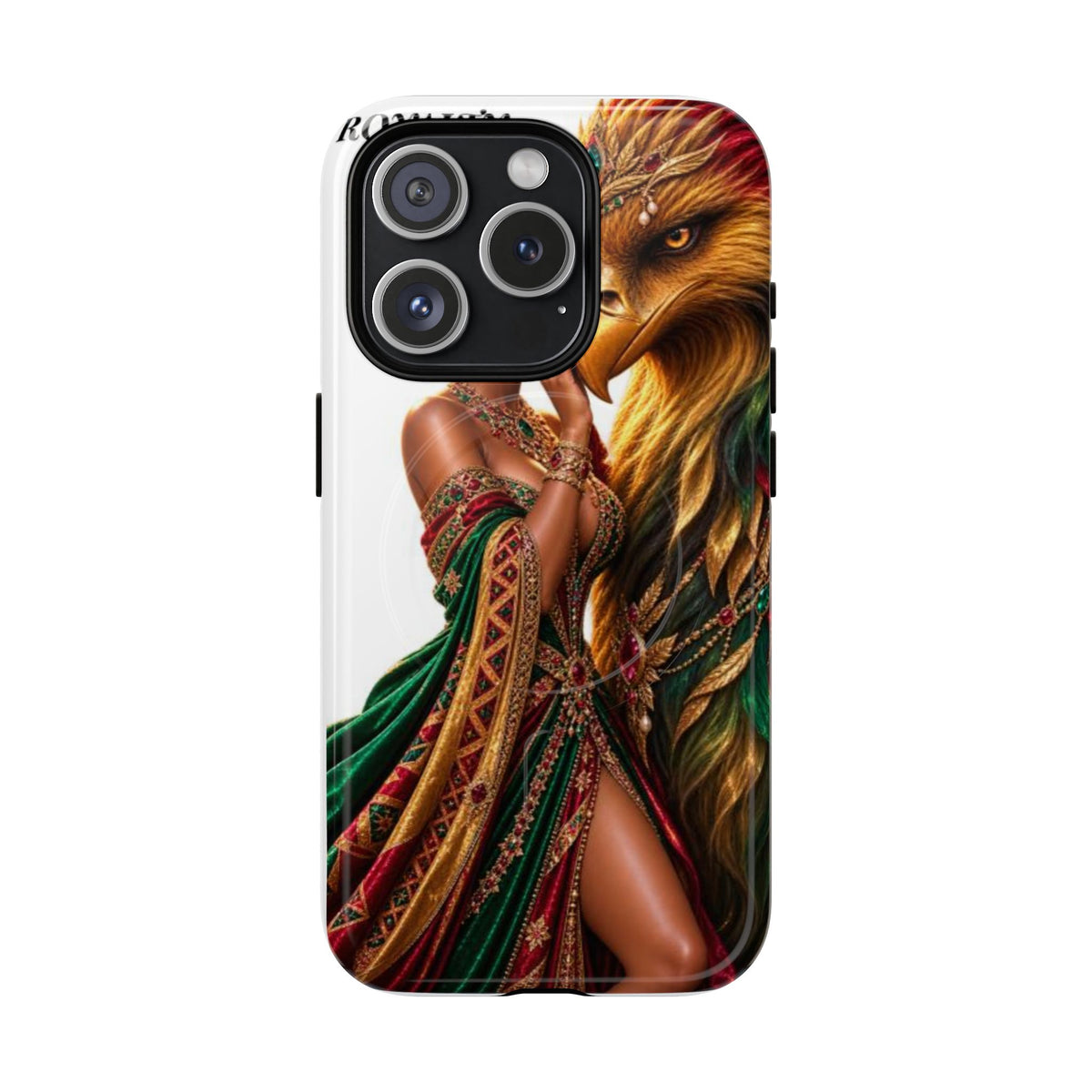 Royalty Phone Case — African Queen & Gryphon Art Tough Magnetic Case
