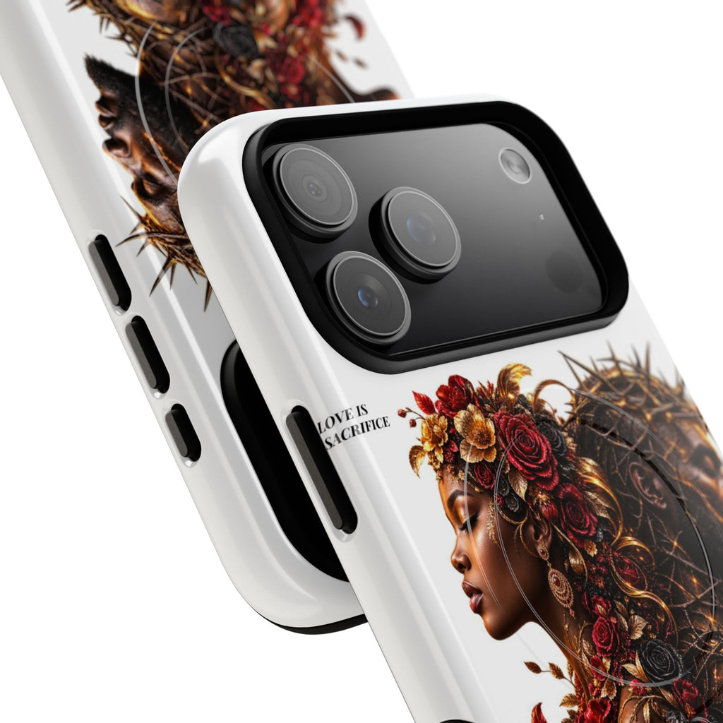Phone Case — "Love Is Patient" Dual Portrait Magnetic Tough Case