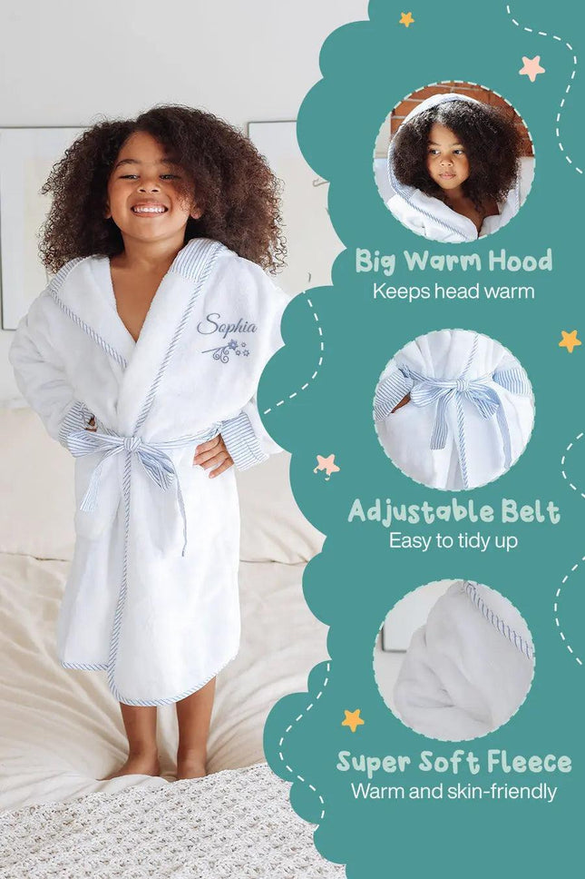Kids Plush Robe – Ultra Soft, Safe & Cozy for Toddlers & Kids — view 2
