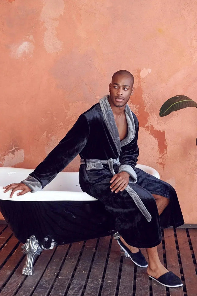 Cozy Mens Plush Robes – Built for Comfort, Designed to Last — view 2